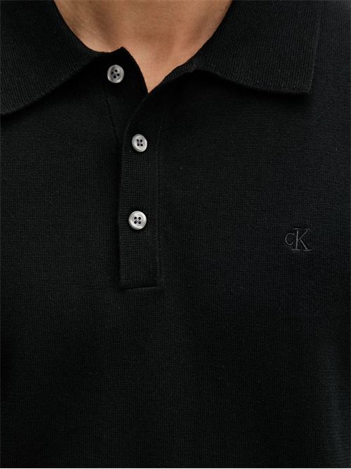 Polo in maglia di cotone Calvin Klein | LV04LC326GUB1